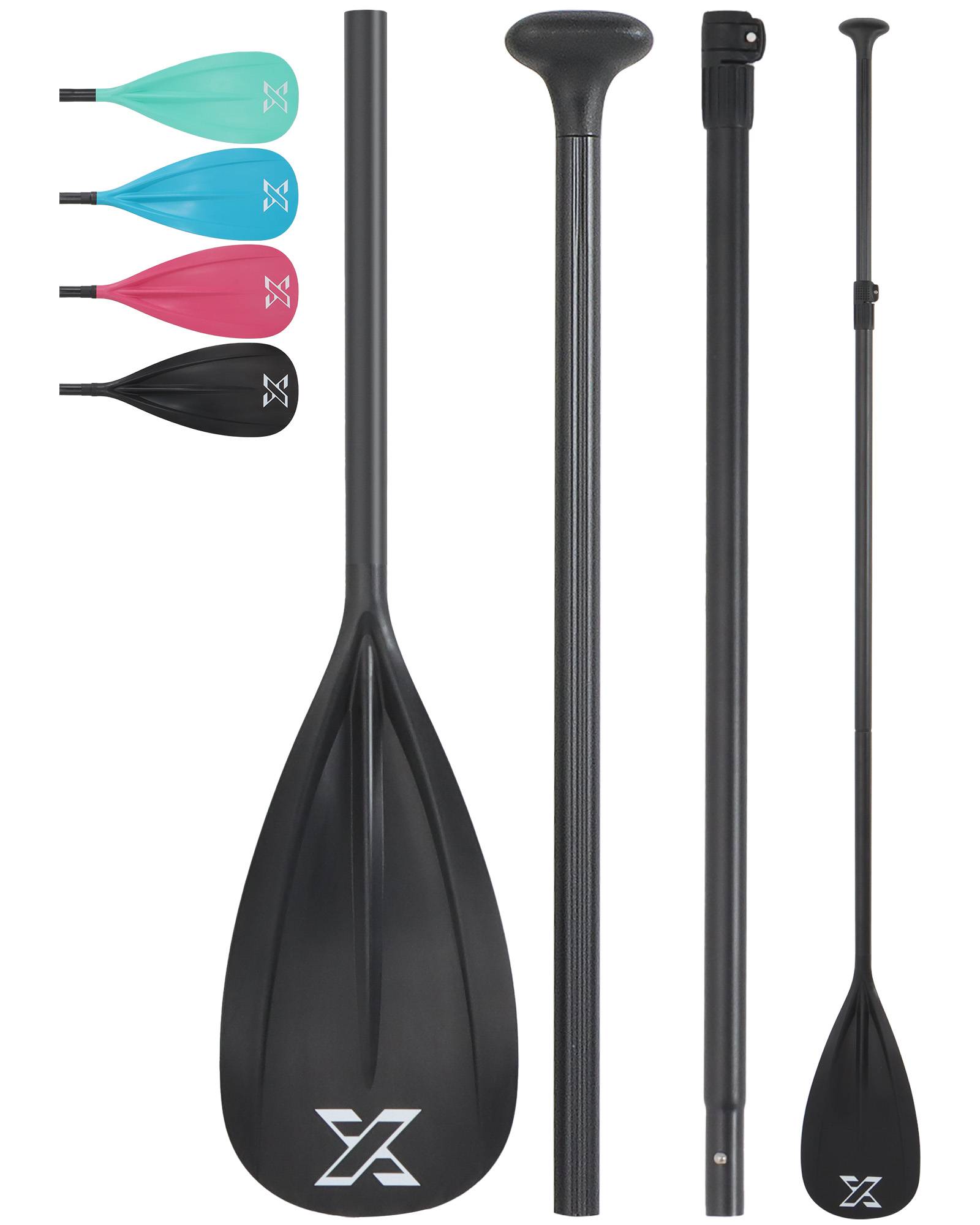 Main Paddle Sup Paddle - Black, 3-Pieces Detachable Floating Paddle Board Paddle ...